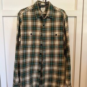 Men's J. Crew Green Plaid Shirt